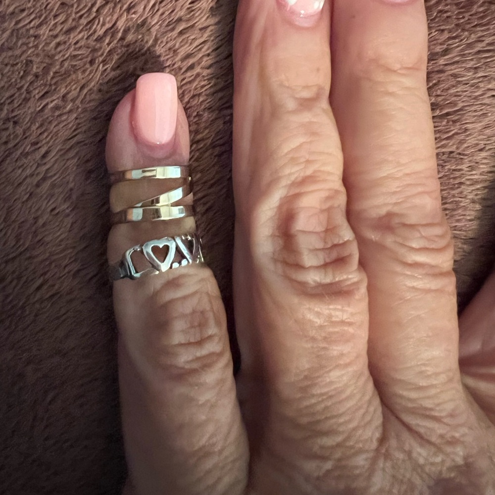 2 Sterling Silver Toe Rings